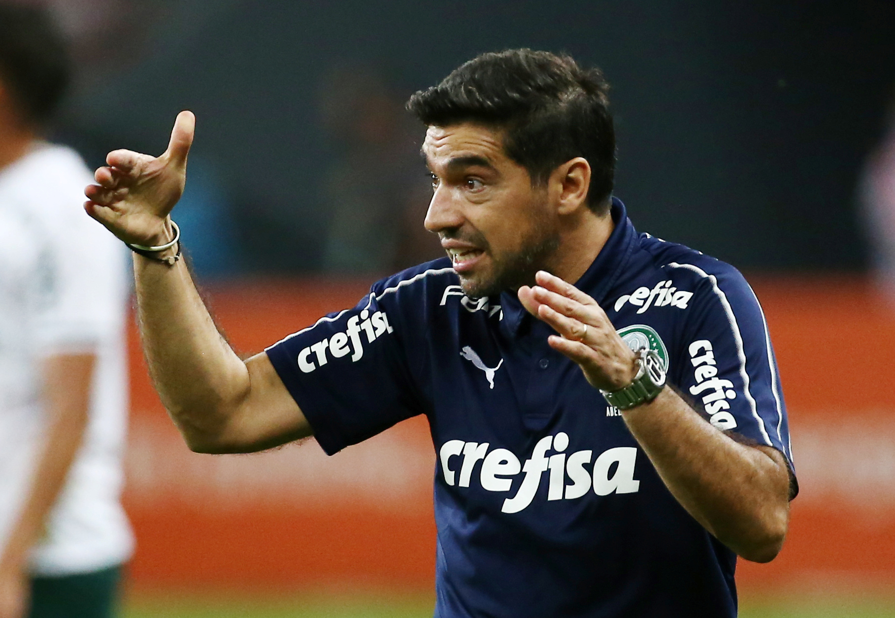 Soccer Football - Brasileiro Championship - Internacional v Palmeiras - Beira Rio Stadium, Porto Alegre, Brazil - December 19, 2020   Palmeiras coach Abel Ferreira during the match    REUTERS