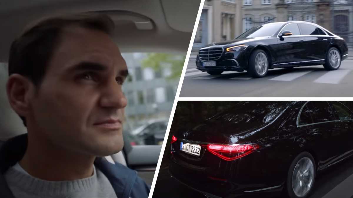 Ο Roger Federer οδηγεί τη νέα Mercedes-Benz S-Class [vid]