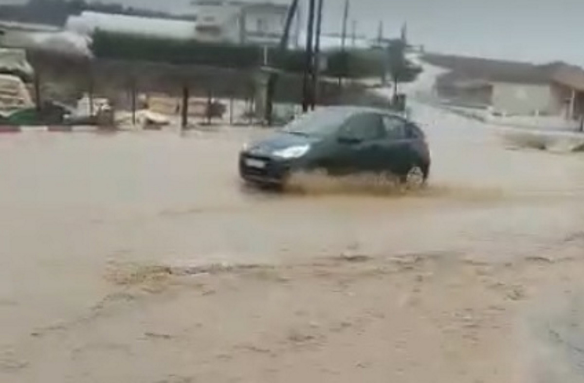 Ποτάμια οι δρόμοι στο Δήμο Βισαλτίας Σερρών (video)