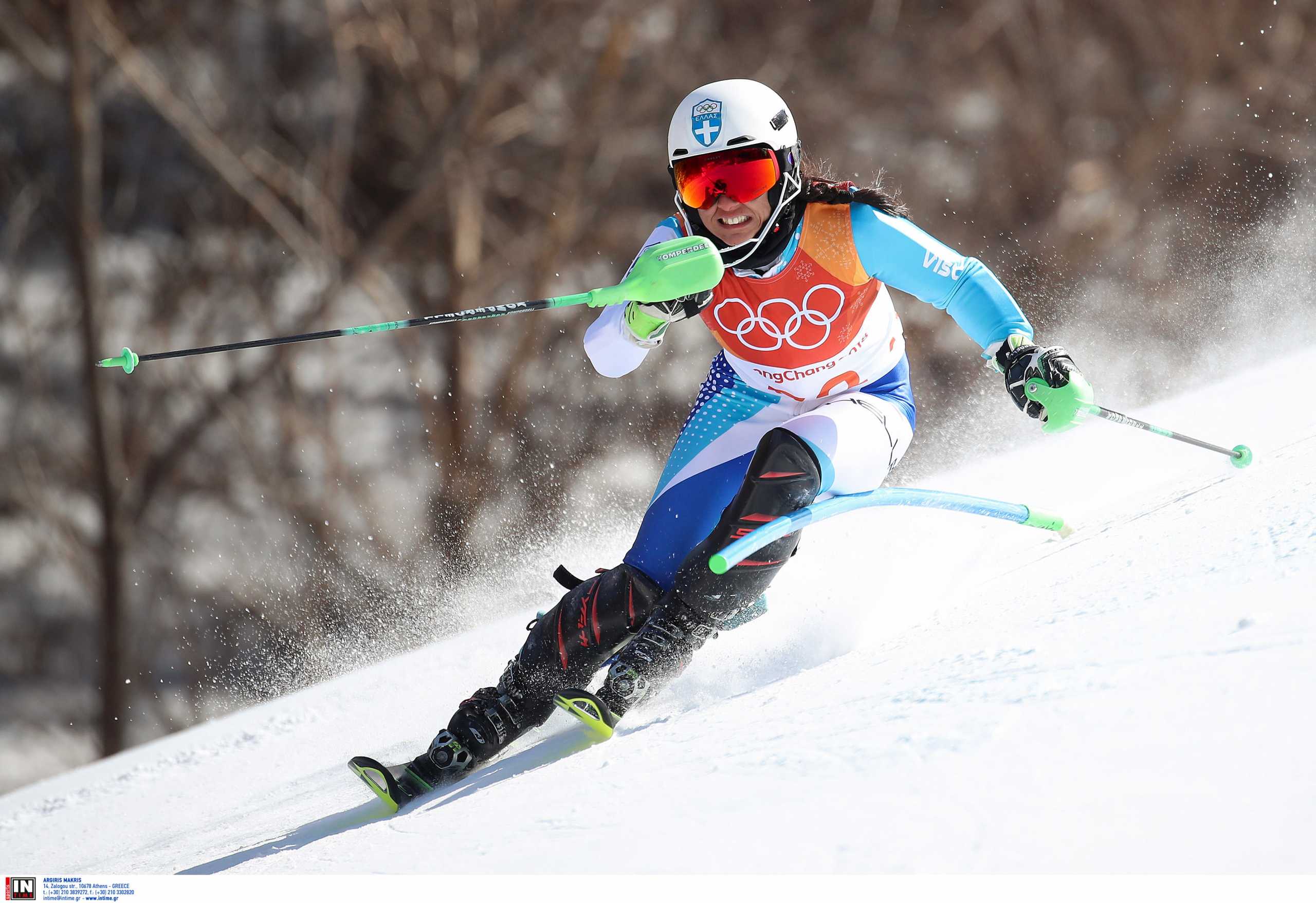 PYEONGCHANG,SOUTH KOREA,16.FEB.18 - OLYMPICS, ALPINE SKIING - Olympic Winter Games PyeongChang 2018, slalom, ladies. Image shows Sophia Ralli (GRE). Photo: GEPA pictures