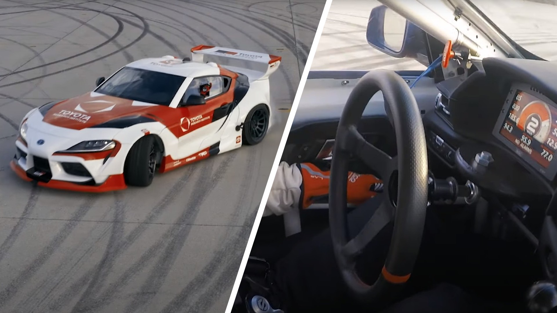 Αυτόνομη Toyota GR Supra κάνει drift χωρίς παρέμβαση του οδηγού [vid]