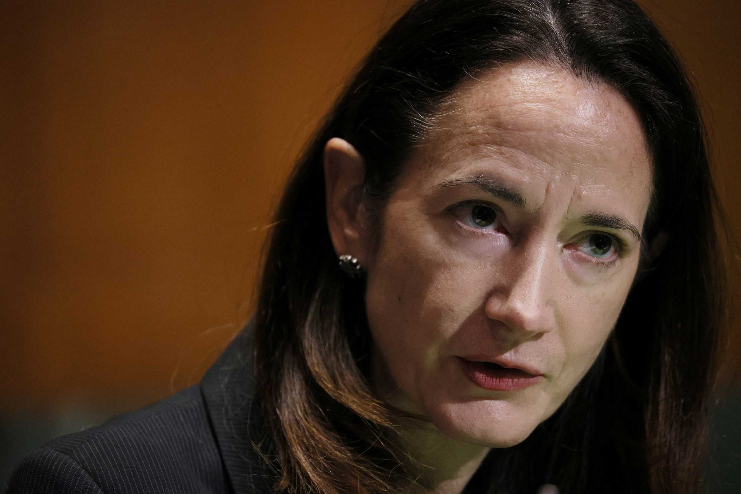 Avril Haines speaks during her confirmation hearing before the Senate Intelligence Committee to be President-elect Joe Biden's national intelligence director in Washington, DC, U.S. January 19, 2021. Joe Raedle