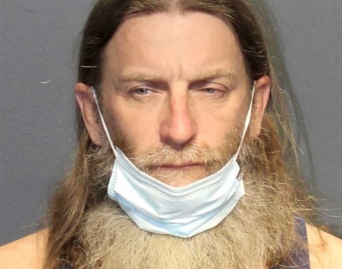 Robert Keith Packer poses for a booking photograph after being arrested on a federal warrant, at the Western Tidewater Regional Jail in Suffolk, Virginia, U.S. January 13, 2021.  Western Tidewater Regional Jail
