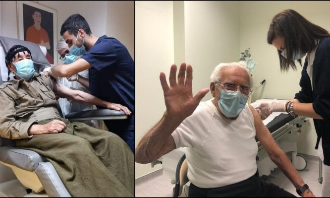 Εμβόλιο: 3.585 ηλικιωμένοι άνω των 85 εμβολιάστηκαν το Σάββατο 16/1 παρά τον χιονιά!