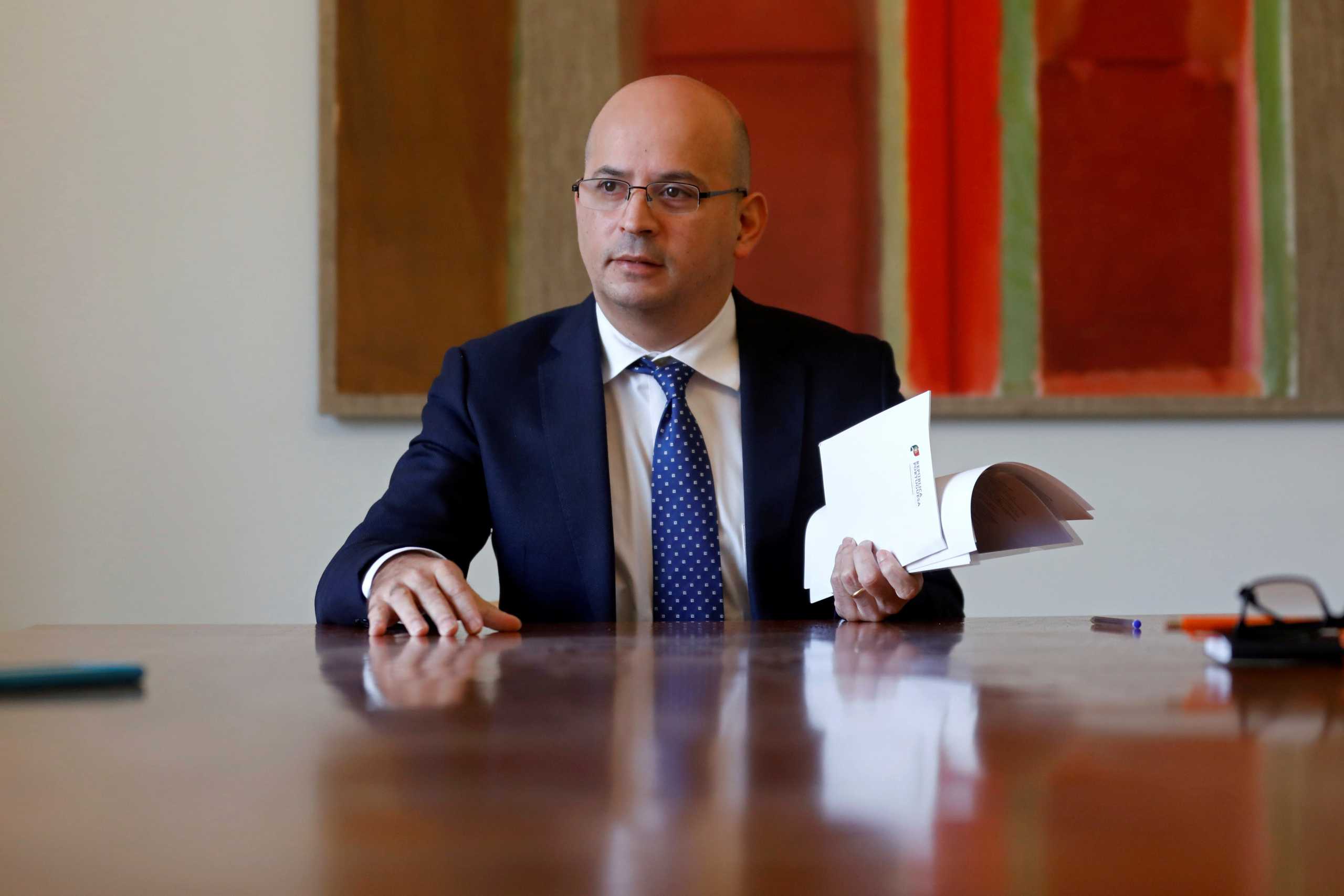 Portugal's Finance Minister Joao Leao speaks during an interview with Reuters in Lisbon, Portugal, January 6, 2021. Picture taken January 6, 2021. REUTERS