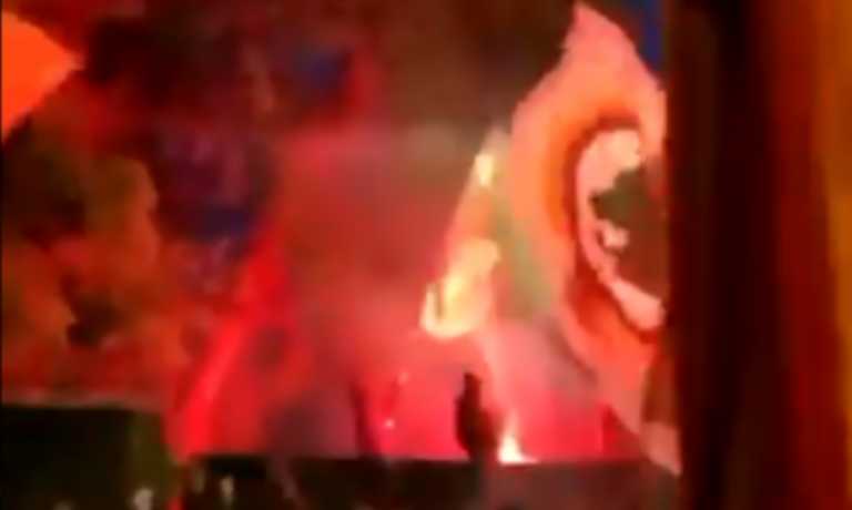 «Φωτιά» στη Ρώμη από οπαδούς παρά τον κορονοϊό (video)