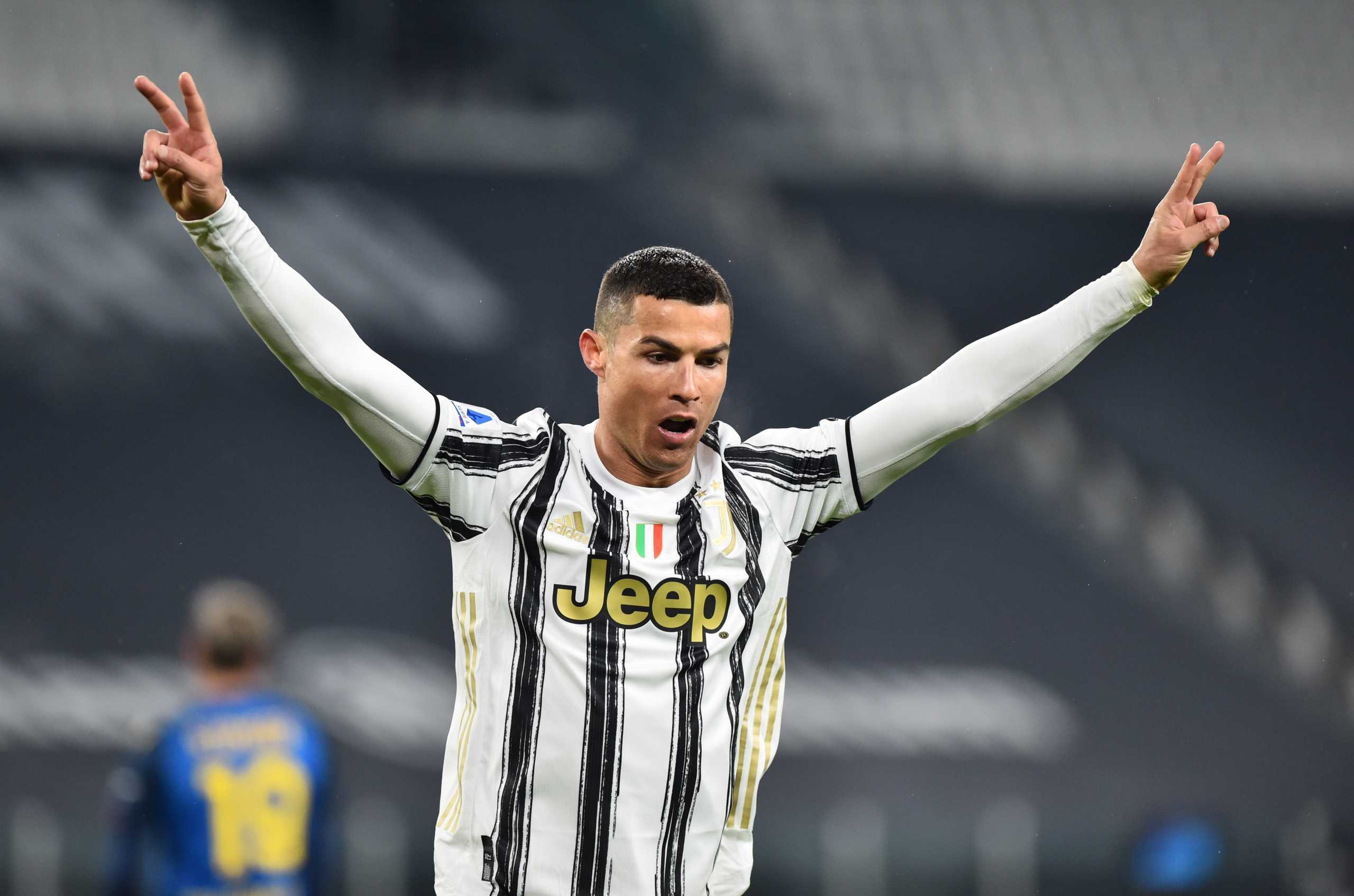 Soccer Football - Serie A - Juventus v Udinese - Allianz Stadium, Turin, Italy - January 3, 2021 Juventus' Cristiano Ronaldo celebrates scoring their third goal REUTERS