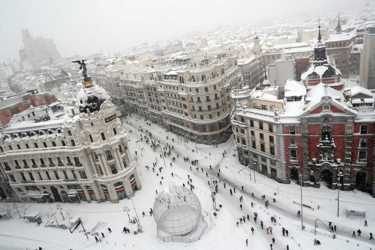 Ισπανία: Κηρύχθηκαν ζώνες καταστροφής μετά την πρωτοφανή χιονόπτωση – Έκτακτες επιχορηγήσεις και μέτρα στήριξης
