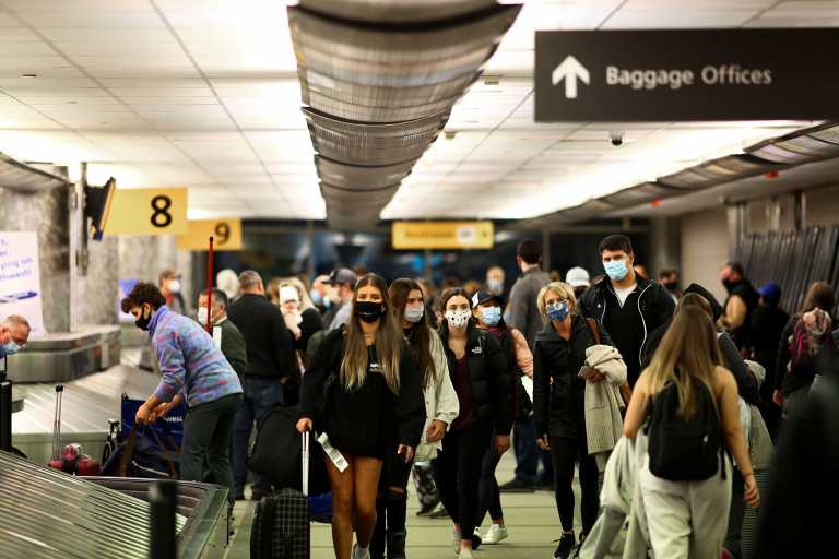 ΗΠΑ – Κορονοϊός: Νέα χαλάρωση των περιορισμών για τους ταξιδιώτες από 8 Νοεμβρίου