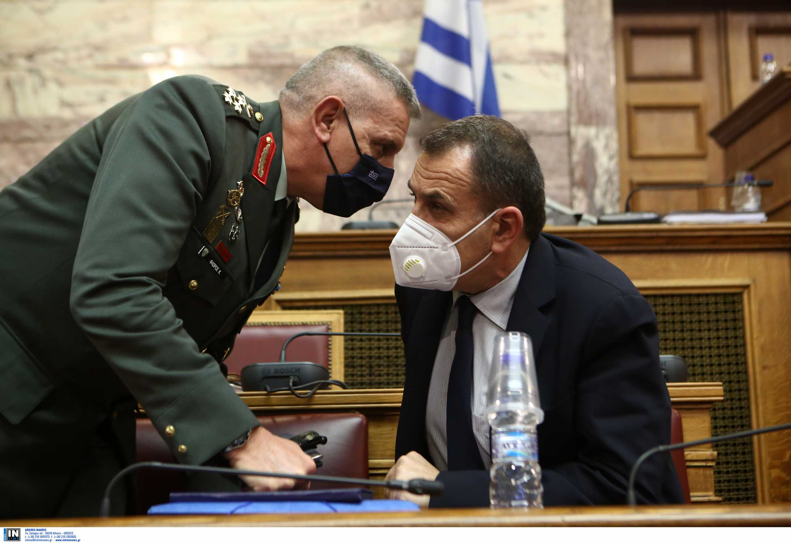 Ç ÄÉÁÑÊÇÓ ÅÐÉÔÑÏÐÇ ÅÈÍÉÊÇÓ ÁÌÕÍÁÓ ÊÁÉ ÅÎÙÔÅÑÉÊÙÍ ÕÐÏÈÅÓÅÙÍ èá óõíåäñéÜóåé ìå èÝìá çìåñÞóéáò äéÜôáîçò:
ÓõíÝ÷éóç ôçò åðåîåñãáóßáò êáé åîÝôáóçò ôïõ ó÷åäßïõ íüìïõ ôïõ Õðïõñãåßïõ ÅèíéêÞò ¶ìõíáò «¸ãêñéóç ó÷åäßùí óõìâÜóåùí óôïí ôïìÝá ôçò Üìõíáò» (3ç óõíåäñßáóç).
ÅéóçãçôÝò: ÌáêÜñéïò Ëáæáñßäçò êáé Ãåþñãéïò Ôóßðñáò
Åðéóçìáßíåôáé üôé ôï ùò Üíù ó÷Ýäéï íüìïõ Ý÷åé ÷áñáêôçñéóèåß áðü ôçí ÊõâÝñíçóç ùò åðåßãïí êáé êáôÜ ôï Üñèñï 110 ðáñ.1, óå óõíäõáóìü ìå ôï Üñèñï 89 ðáñ.4 ôïõ Ê.ô.Â., ï Ðñüåäñïò ôçò ÂïõëÞò Ýôáîå ðñïèåóìßá õðïâïëÞò ôçò ¸êèåóçò ôçò ÅðéôñïðÞò ôïõ Üñèñïõ 91 ðáñ.6, ìÝ÷ñé ôçí ÔåôÜñôç, 13 Éáíïõáñßïõ 2021 êáé þñá 22:00´.