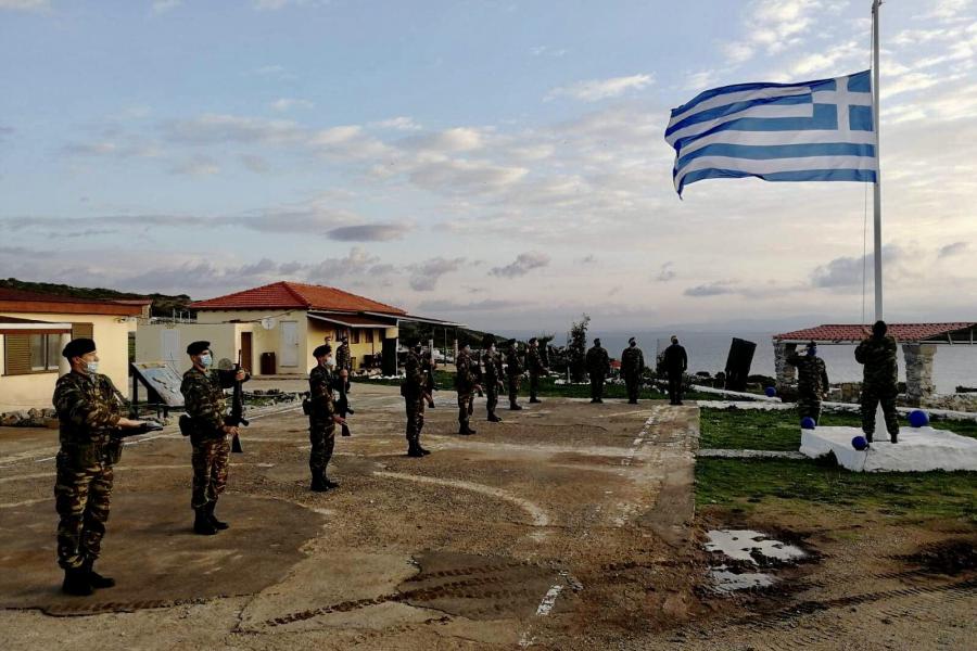 Συμβολική κίνηση ΥΦΕΘΑ: Πρωτοχρονιά στο Φαρμακονήσι έκανε ο Αλκιβιάδης Στεφανής! [pics]