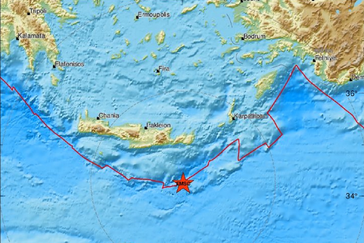 Σεισμός 4,2 Ρίχτερ στην Ιεράπετρα
