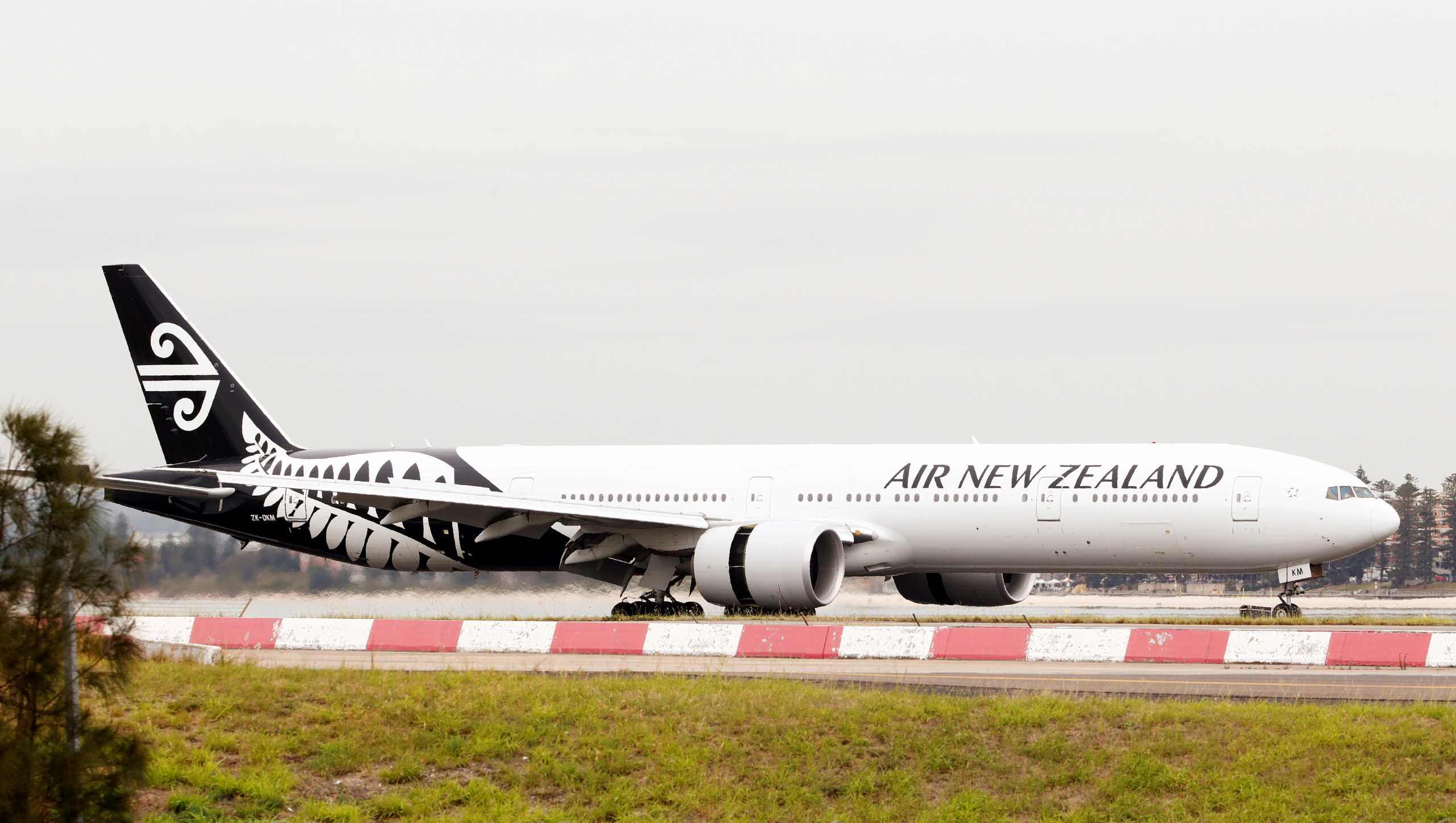 FILE PHOTO: An Air New Zealand Boeing 777-300ER plane taxis after landing at Kingsford Smith International Airport in Sydney, Australia, February 22, 2018. REUTERS