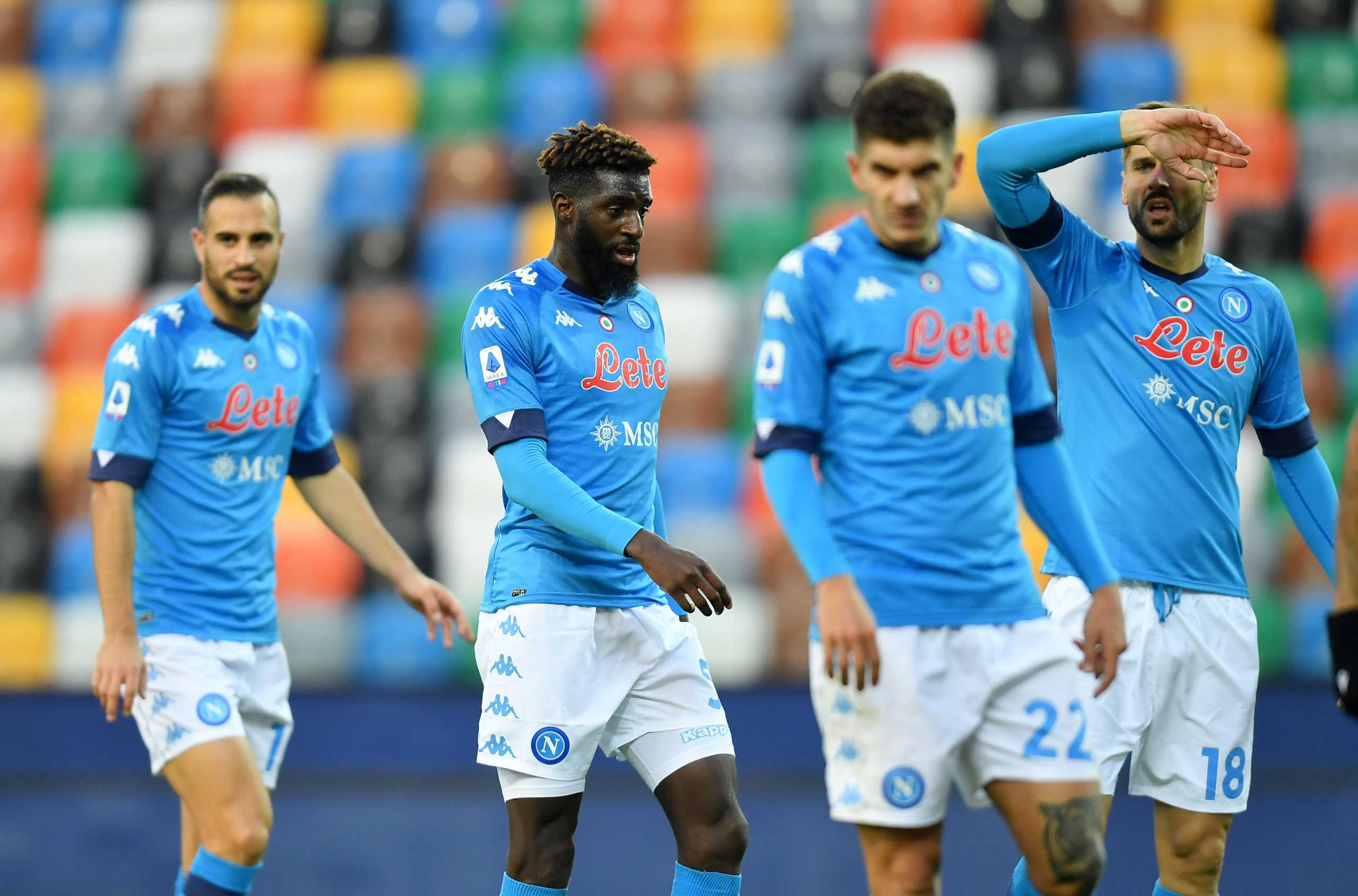 Soccer Football - Serie A - Udinese v Napoli - Dacia Arena, Udine, Italy - January 10, 2021 Napoli's Tiemoue Bakayoko REUTERS