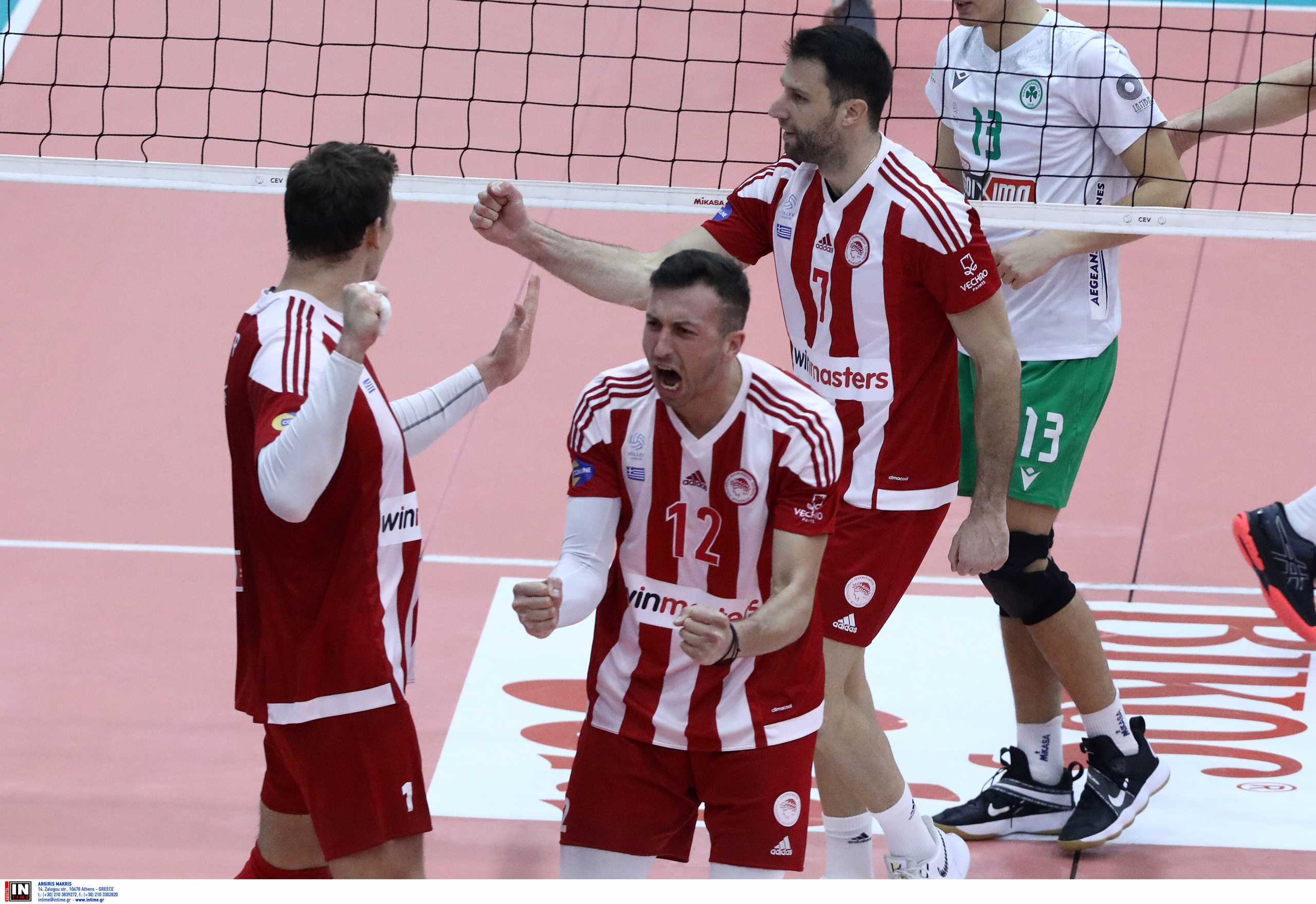 Volley League: Ο Ολυμπιακός «έσπασε» το σερί και «υπέταξε» τον Παναθηναϊκό (video)