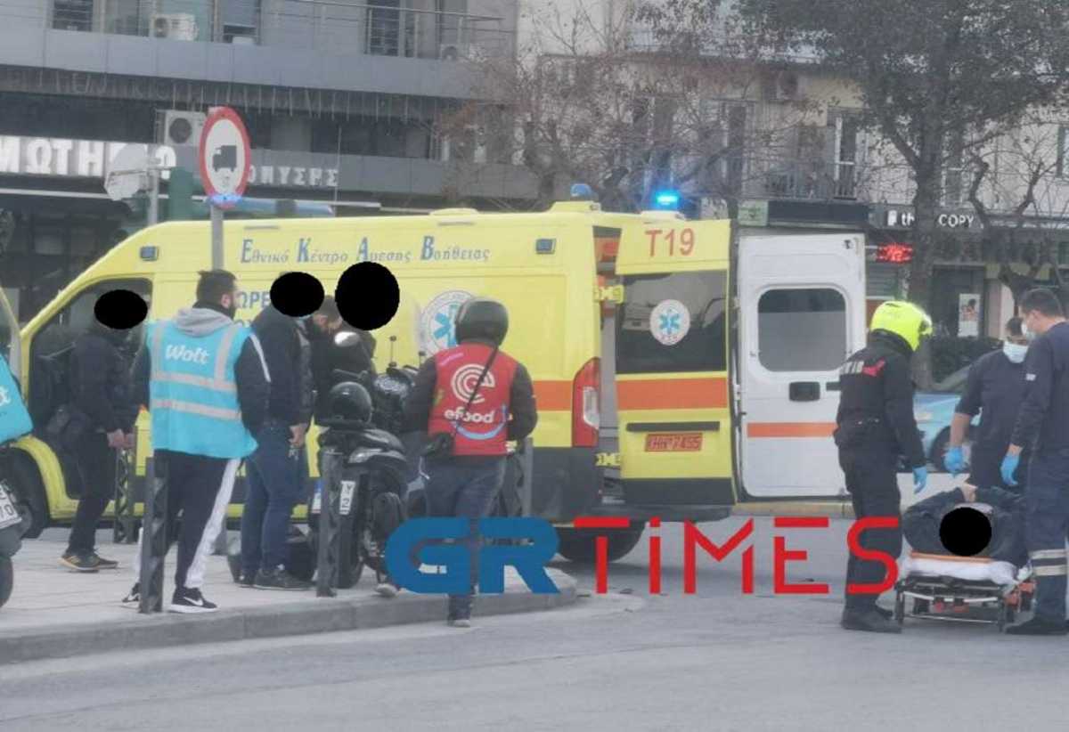 Και δεύτερο σοβαρό τροχαίο με μηχανή στη Θεσσαλονίκη – Τραυματίας ο οδηγός   (pics)