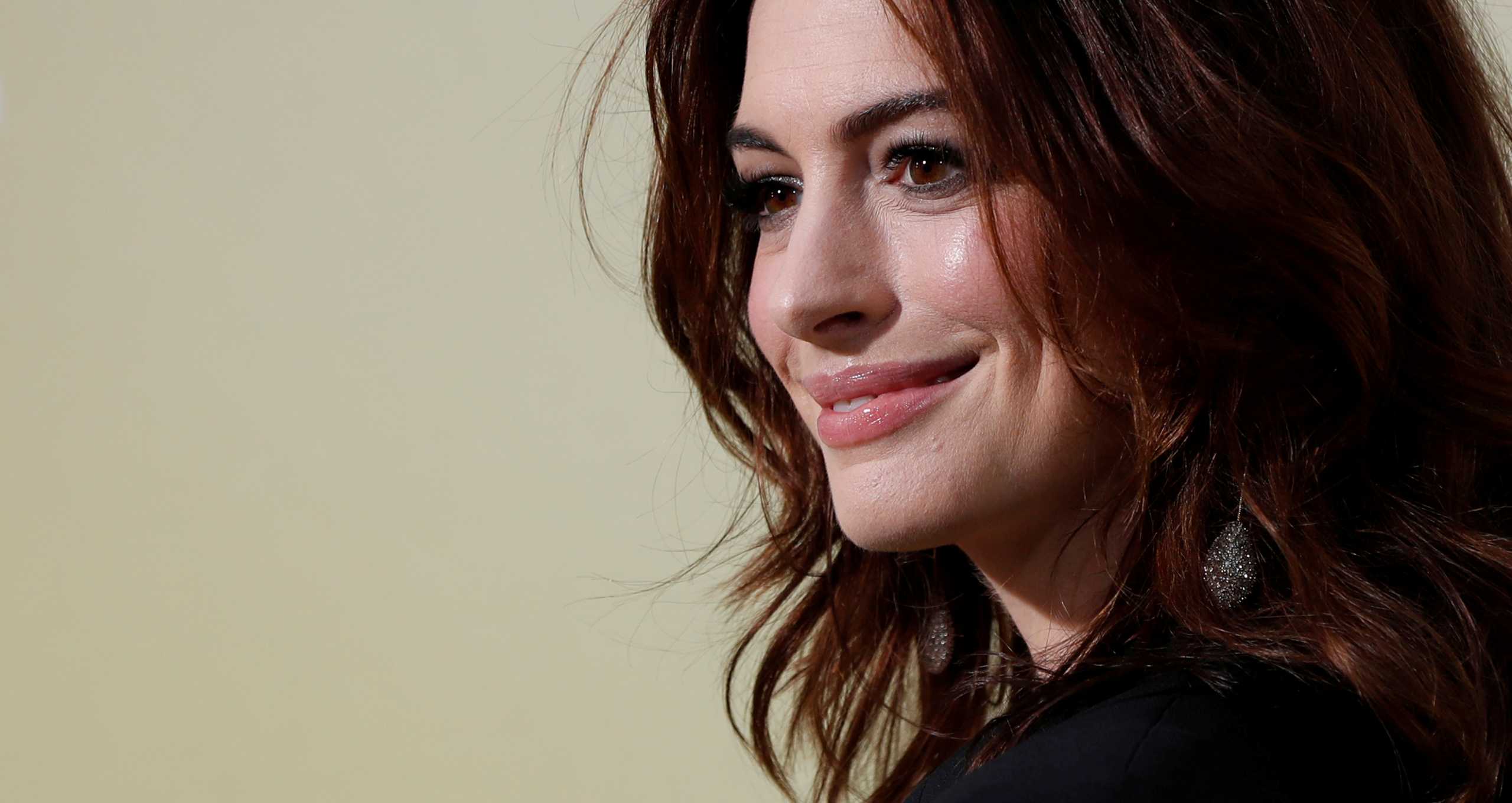 FILE PHOTO: Cast member Anne Hathaway poses at the premiere for the movie "The Hustle" in Los Angeles, California, U.S., May 8, 2019. REUTERS