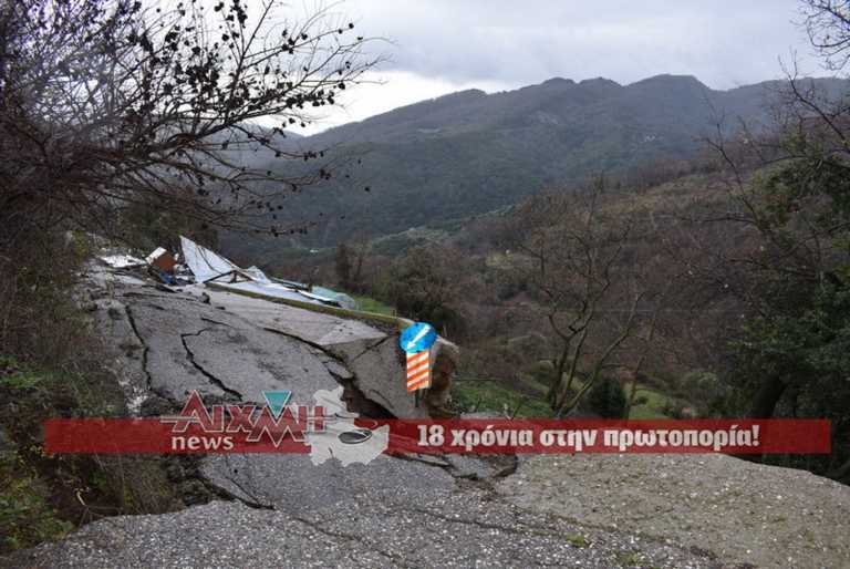 Καιρός – Αιτωλοακαρνανία: Ξεκόλλησε το βουνό – Αποκλείστηκαν χωριά (pics, video)
