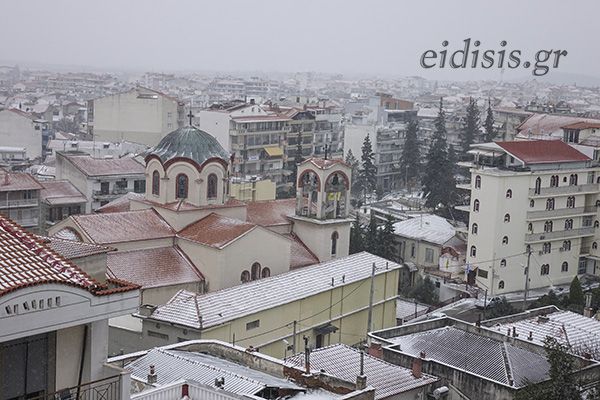 Καιρός – Κιλκίς: Χιόνια και τσουχτερό κρύο – Η Μήδεια έκλεισε τους κατοίκους στα σπίτια τους (video)