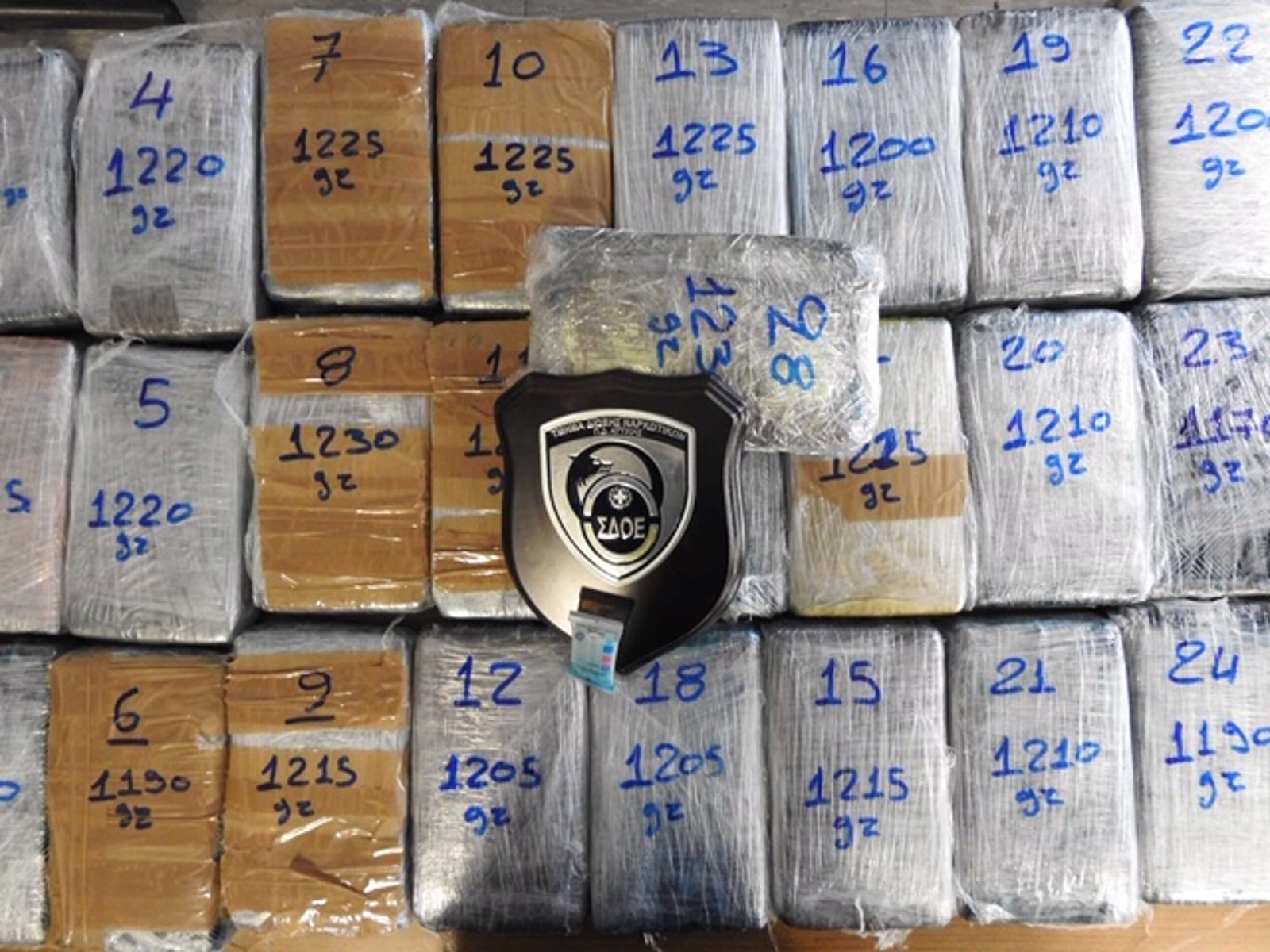 Το κοντέινερ με τις μπανάνες έκρυβε 33 κιλά κοκαΐνης – Μεγάλη επιχείρηση στον Πειραιά