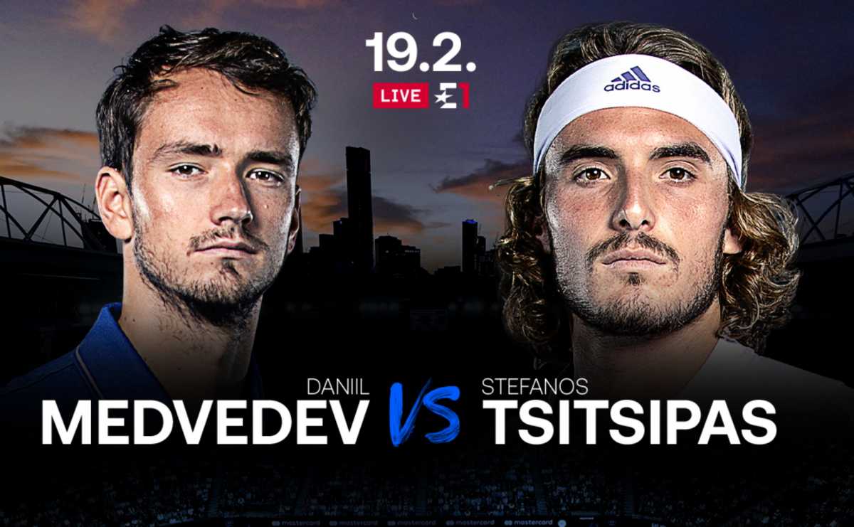 Τσιτσιπάς – Μεντβέντεφ: Ο μεγάλος ημιτελικός του Australian Open στα κανάλια Eurosport από τη Nova
