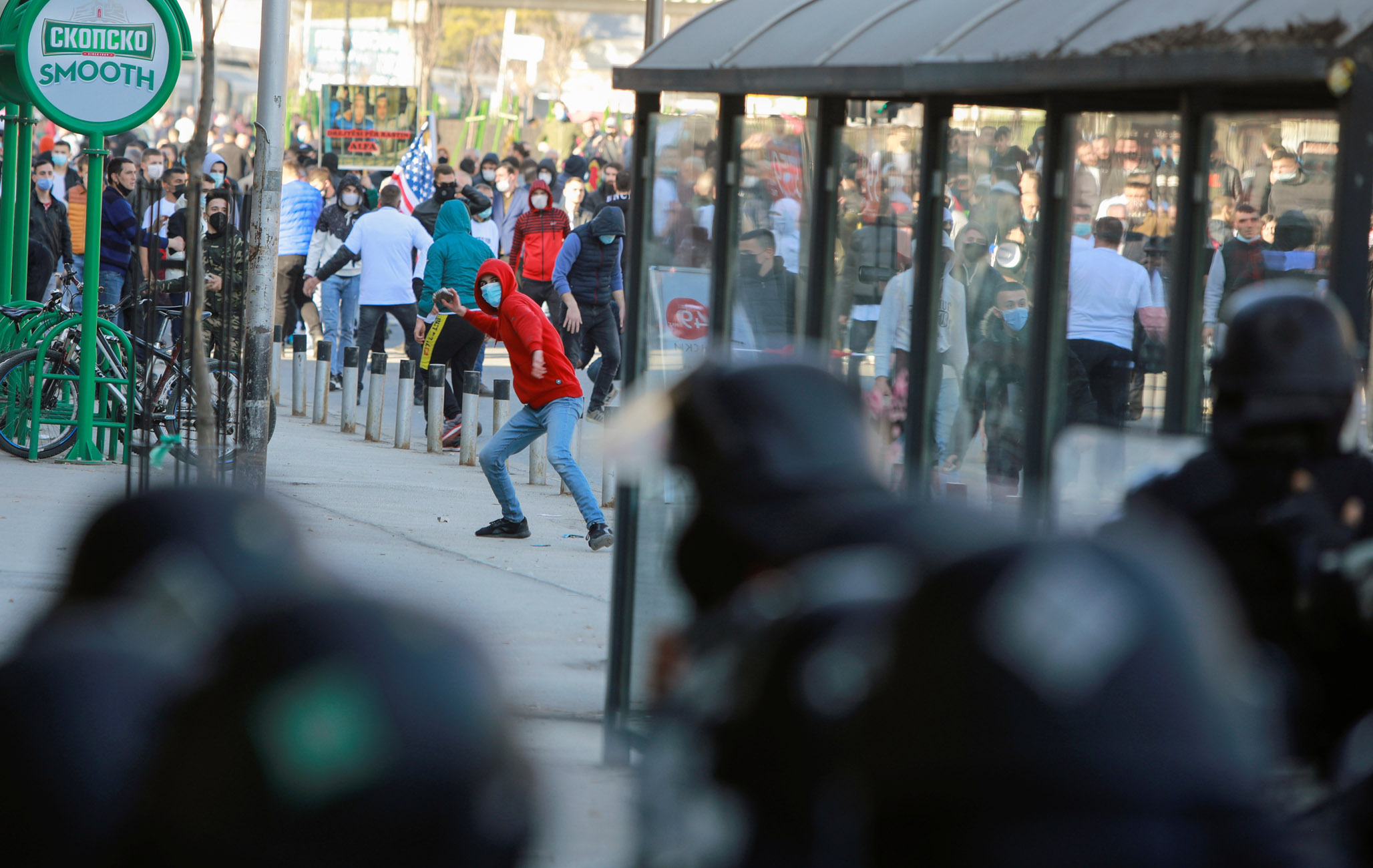 Βόρεια Μακεδονία: Επεισόδια σε διαδήλωση Αλβανών στα Σκόπια