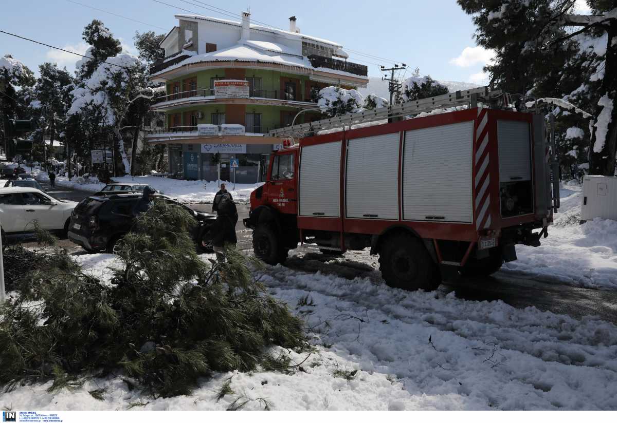 Κακοκαιρία «Μήδεια»: Πάνω από 2.700 κλήσεις δέχθηκε η πυροσβεστική στην Αττική