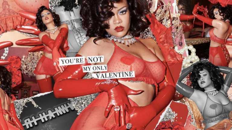 Rihanna: Ποζάρει αισθησιακά με κόκκινα δαντελωτά εσώρουχα για του Αγίου Βαλεντίνου και τρελαίνει κόσμο (pics, vid)