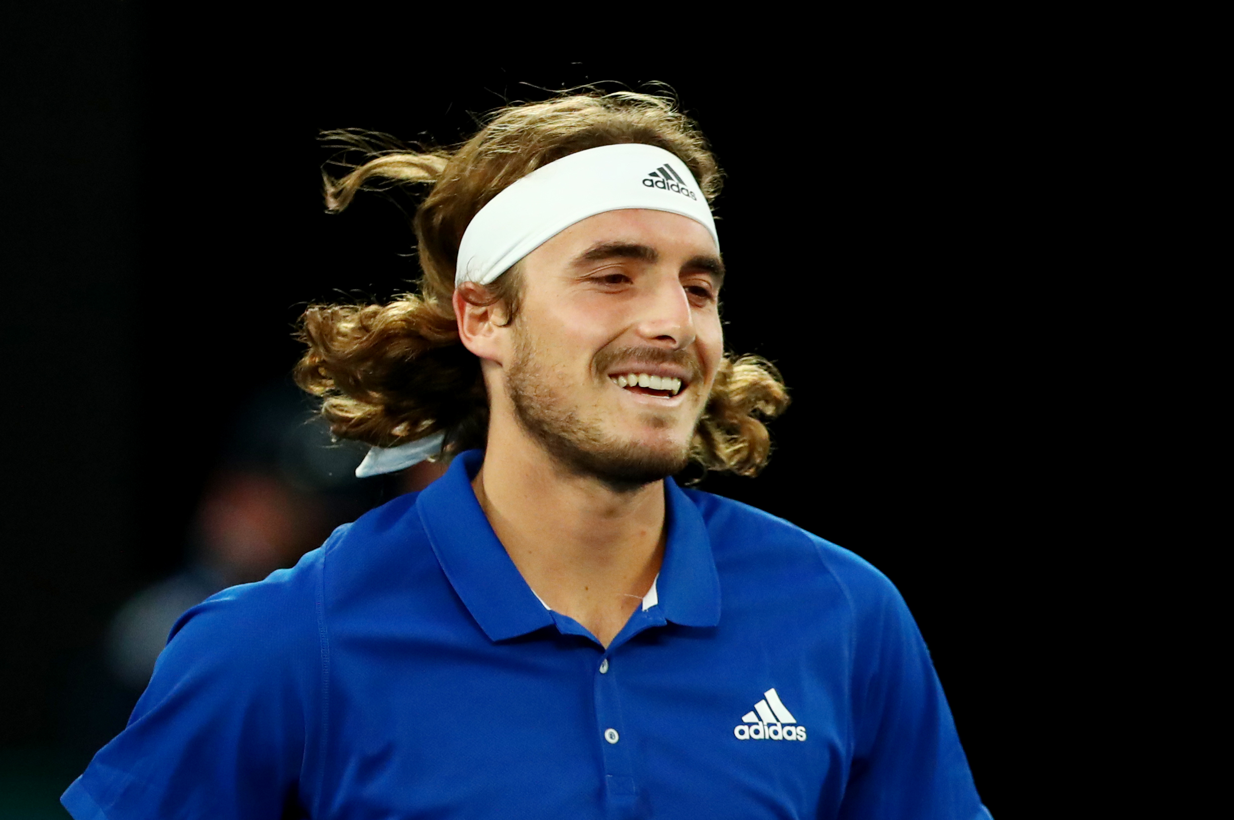 Tennis - ATP Cup - Melbourne Park, Melbourne, Australia - February 3, 2021 Greece's Stefanos Tsitsipas before his ground stage match against Australia's Alex de Minaur REUTERS