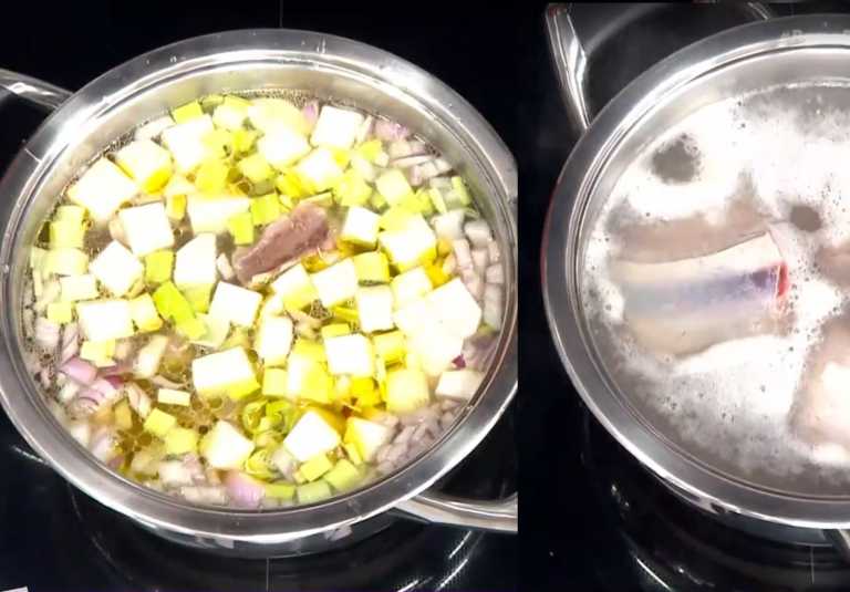 Συνταγή: Ο Απόστολος Ρουβάς φτιάχνει κρεατόσουπα με λαχανικά
