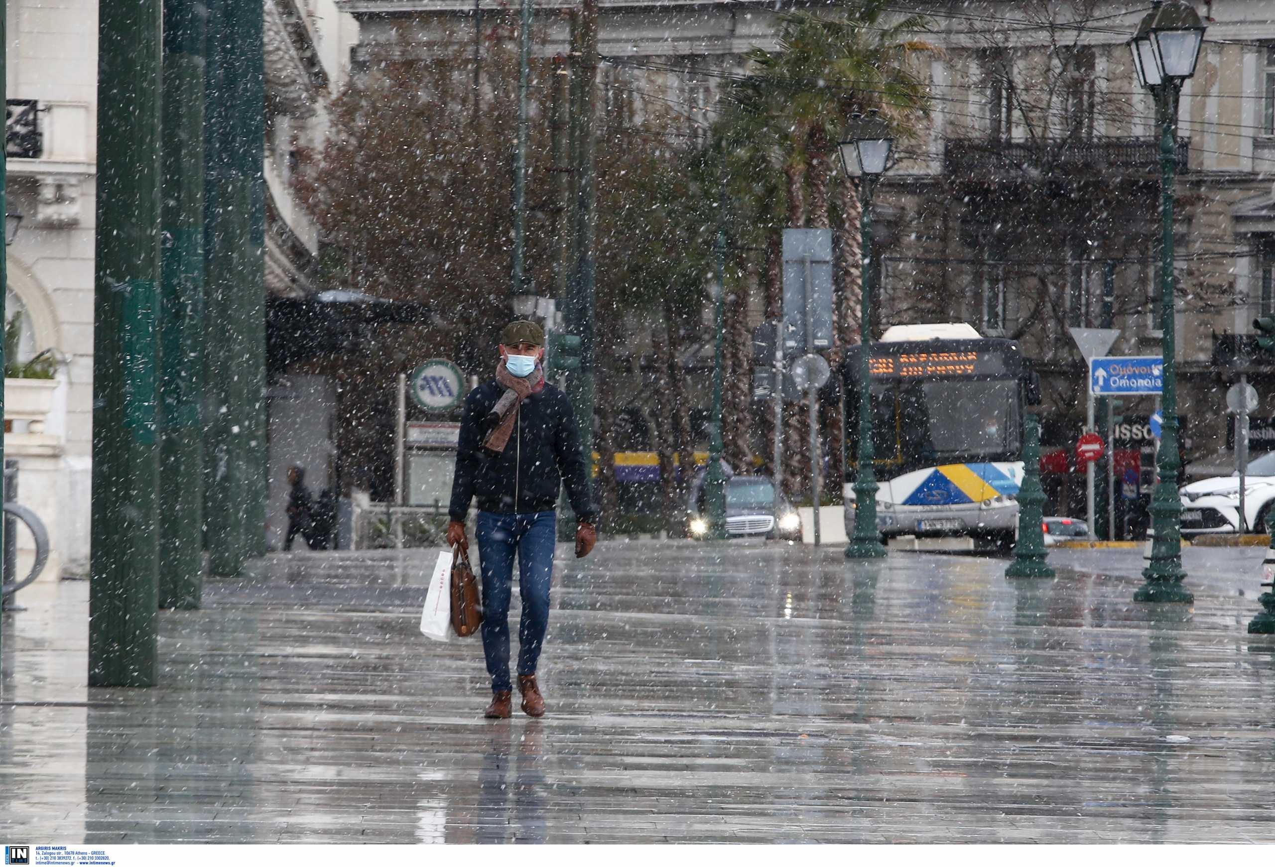 Καιρός – Κακοκαιρία Μήδεια: Πότε θα χιονίσει στο κέντρο της Αθήνας