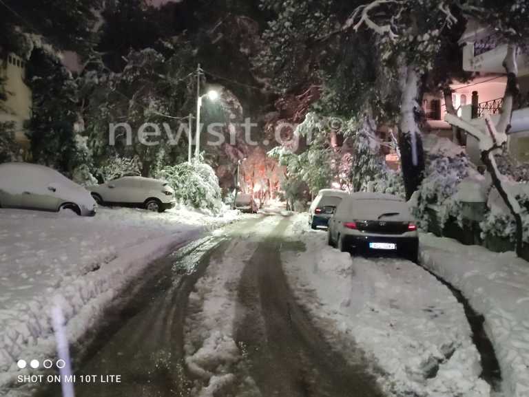 χιόνια Αττική Αθήνα