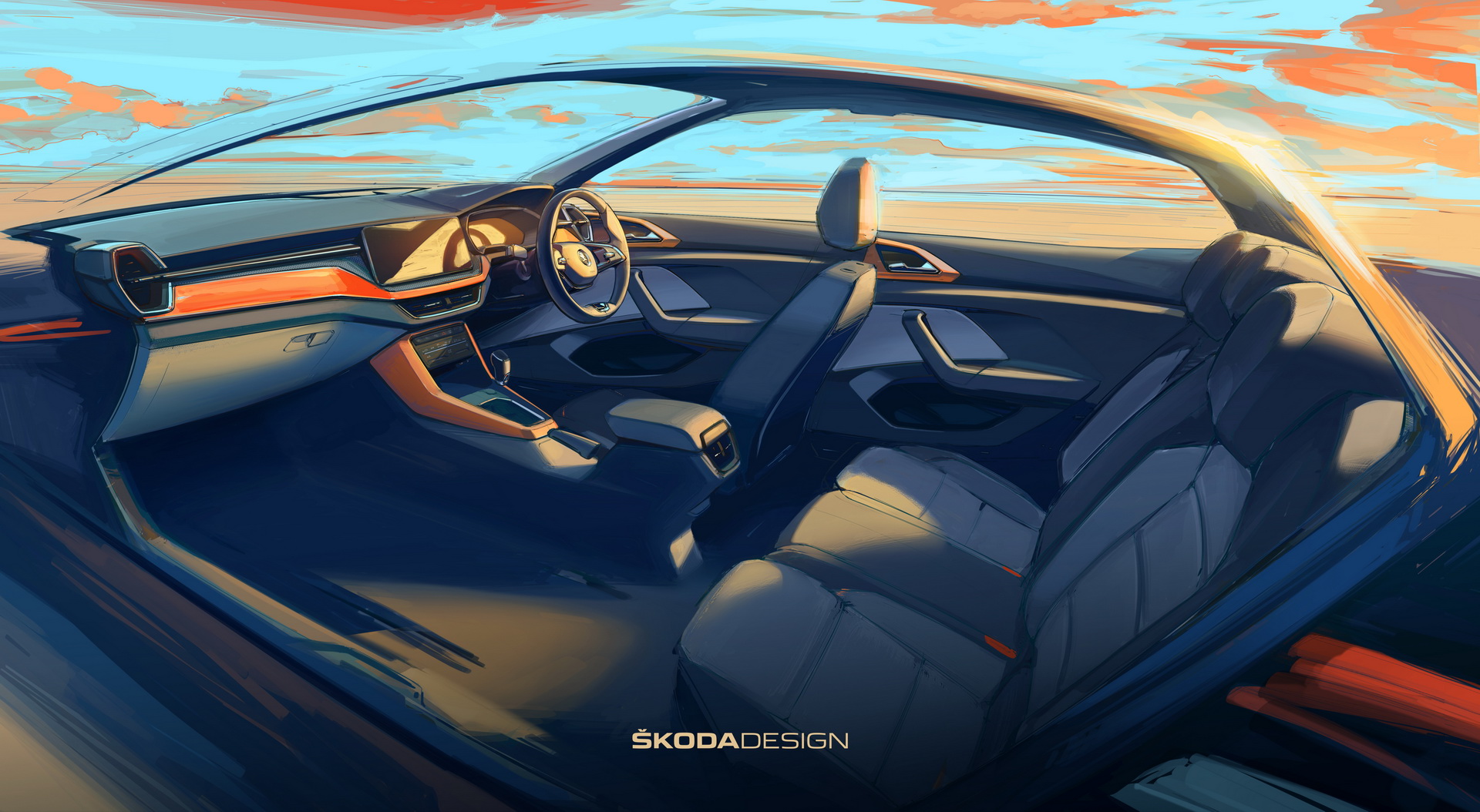 Η Skoda αποκαλύπτει το εσωτερικό του νέου μικρού της SUV [pics]