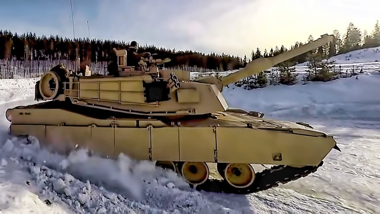 Abrams εναντίον Leopard: Νορβηγοί διδάσκουν Αμερικανούς να κάνουν «drift» με τανκ στον πάγο (video)