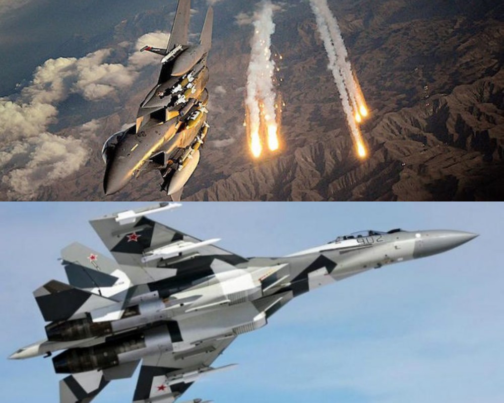 Su-35 εναντίον F-15: Τα πανίσχυρα μαχητικά «συγκρούονται» και συγκρίνονται! [vid]