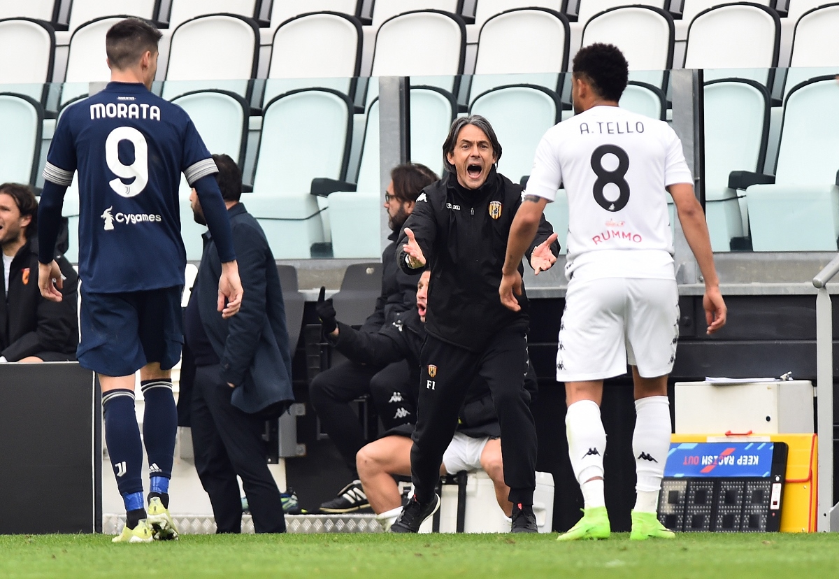 Soccer Football - Serie A - Juventus v Benevento - Allianz Stadium, Turin, Italy - March 21, 2021 Benevento coach Filippo Inzaghi REUTERS