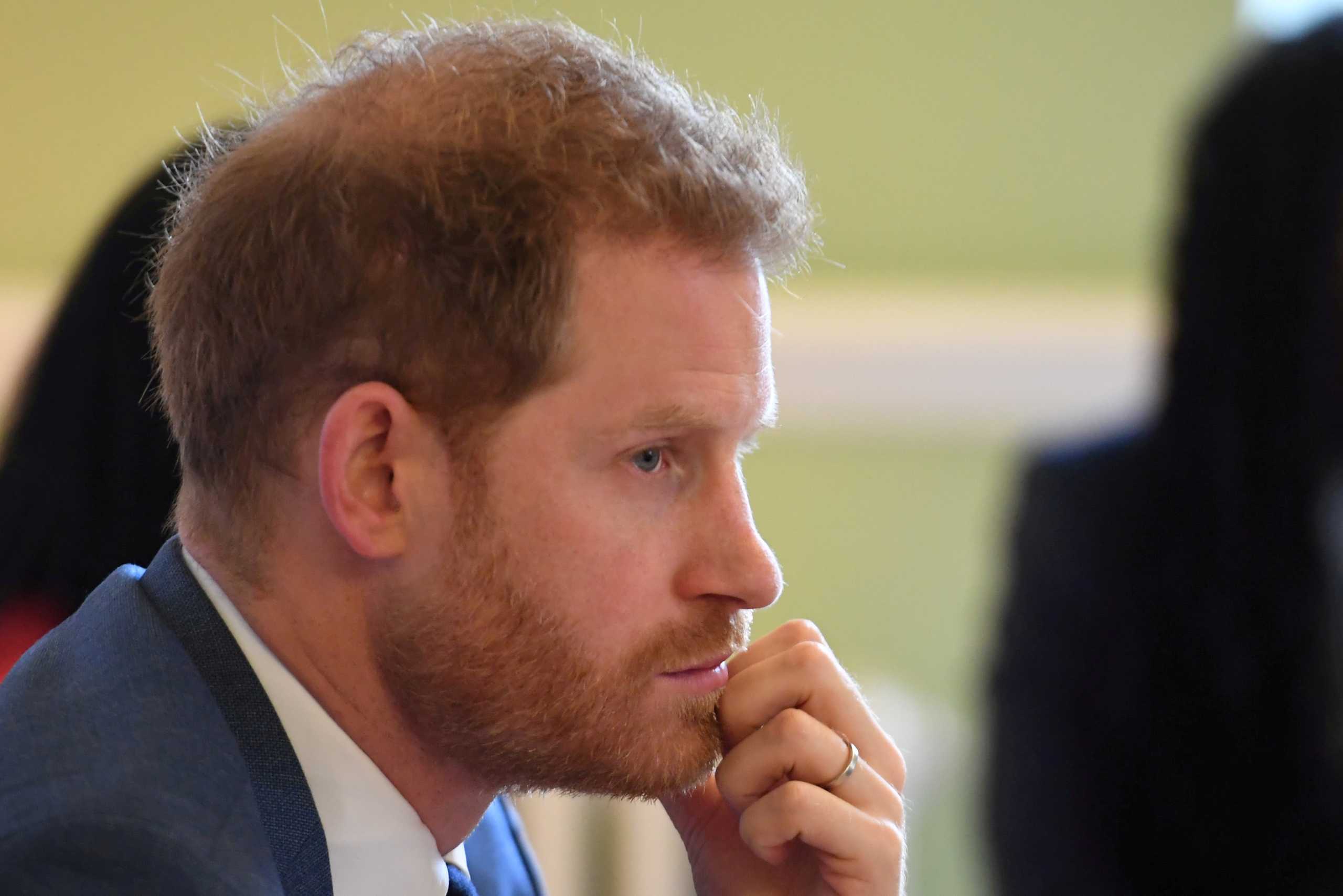 FILE PHOTO: Britain's Prince Harry, Duke of Sussex, attends a roundtable discussion on gender equality with The Queen's Commonwealth Trust (QCT) and One Young World at Windsor Castle, Windsor, Britain October 25, 2019. Jeremy Selwyn