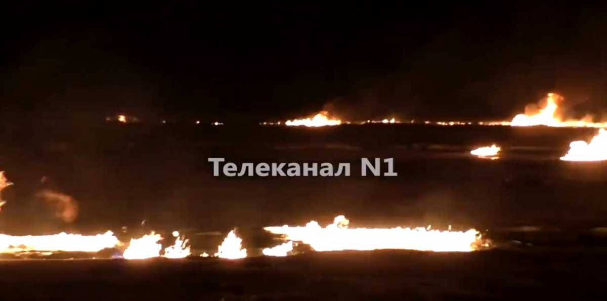 Συναγερμός στη Σιβηρία: Φόβοι για μόλυνση μετά από φωτιά σε αγωγό αερίου (video)