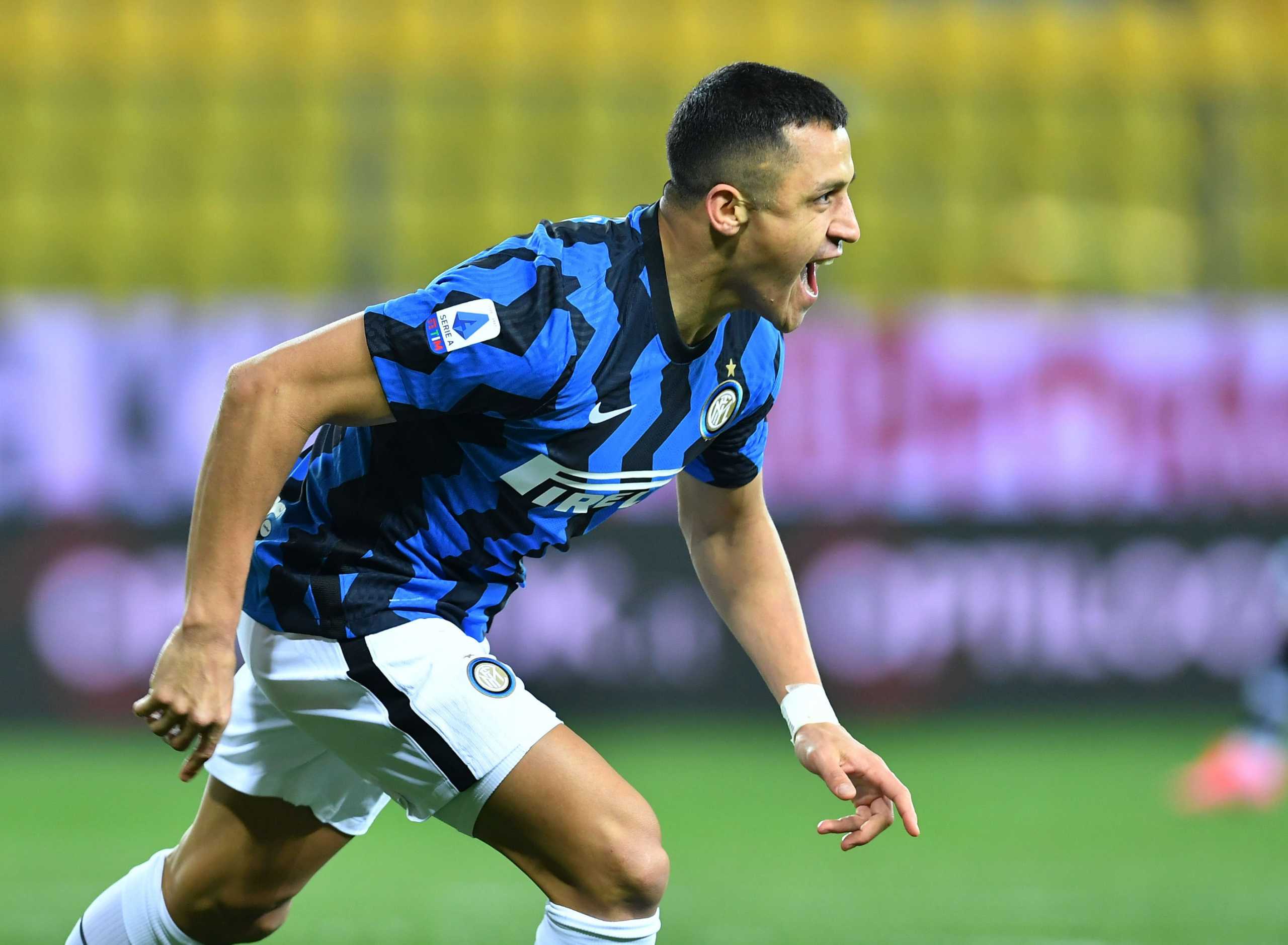 Soccer Football - Serie A - Parma v Inter Milan - Stadio Ennio Tardini, Parma, Italy - March 4, 2021 Inter Milan's Alexis Sanchez celebrates scoring their first goal REUTERS