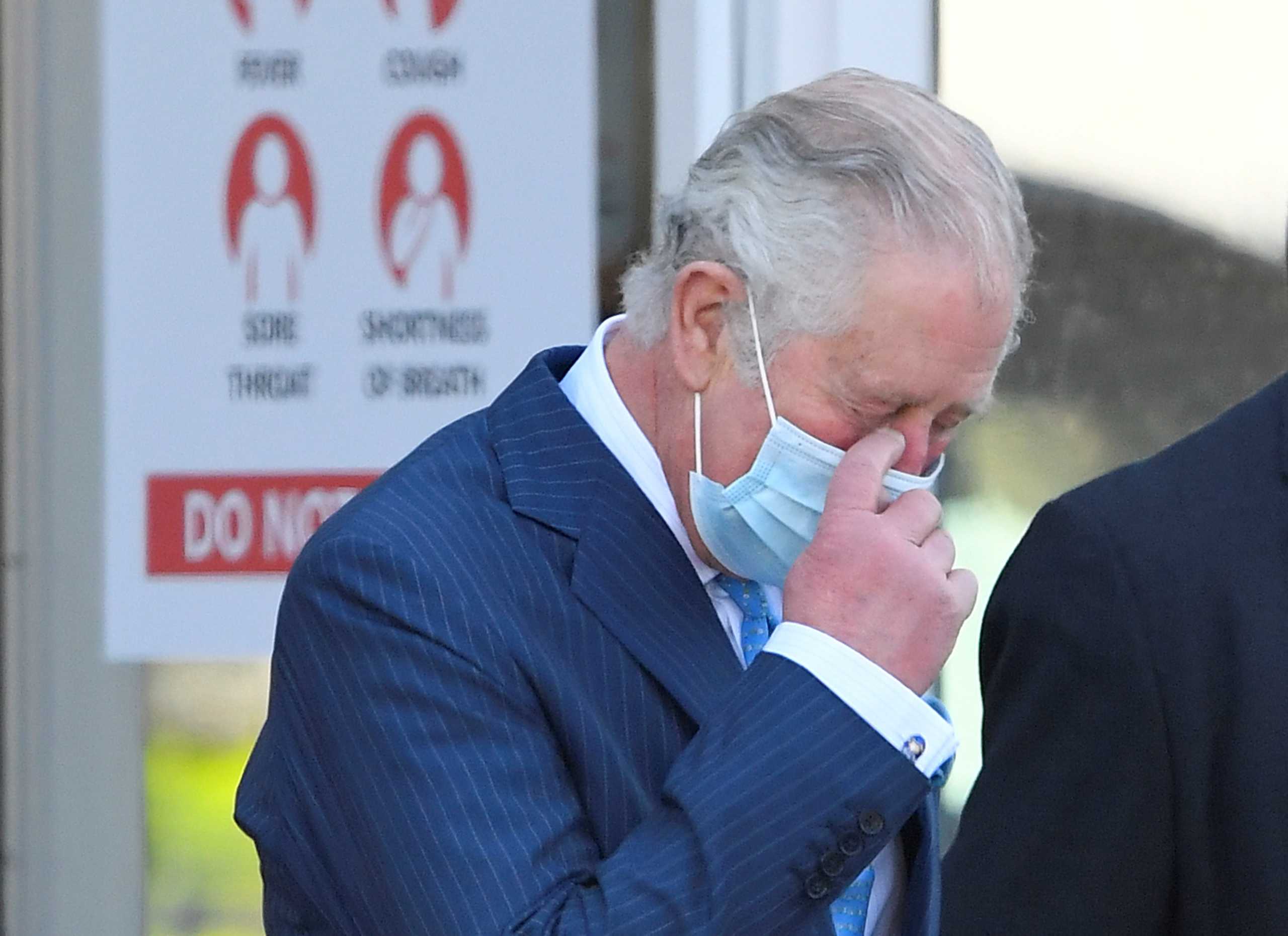 Britain's Prince Charles departs following a visit to Jesus House church to view an NHS COVID-19 vaccine pop-up clinic amidst the coronavirus disease (COVID-19) pandemic, London, Britain, March 9, 2021. REUTERS