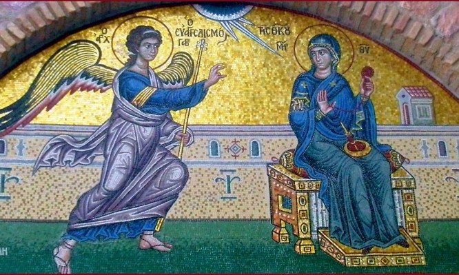 Τι ακριβώς βλέπουμε στην εικόνα του Ευαγγελισμού της Θεοτόκου;