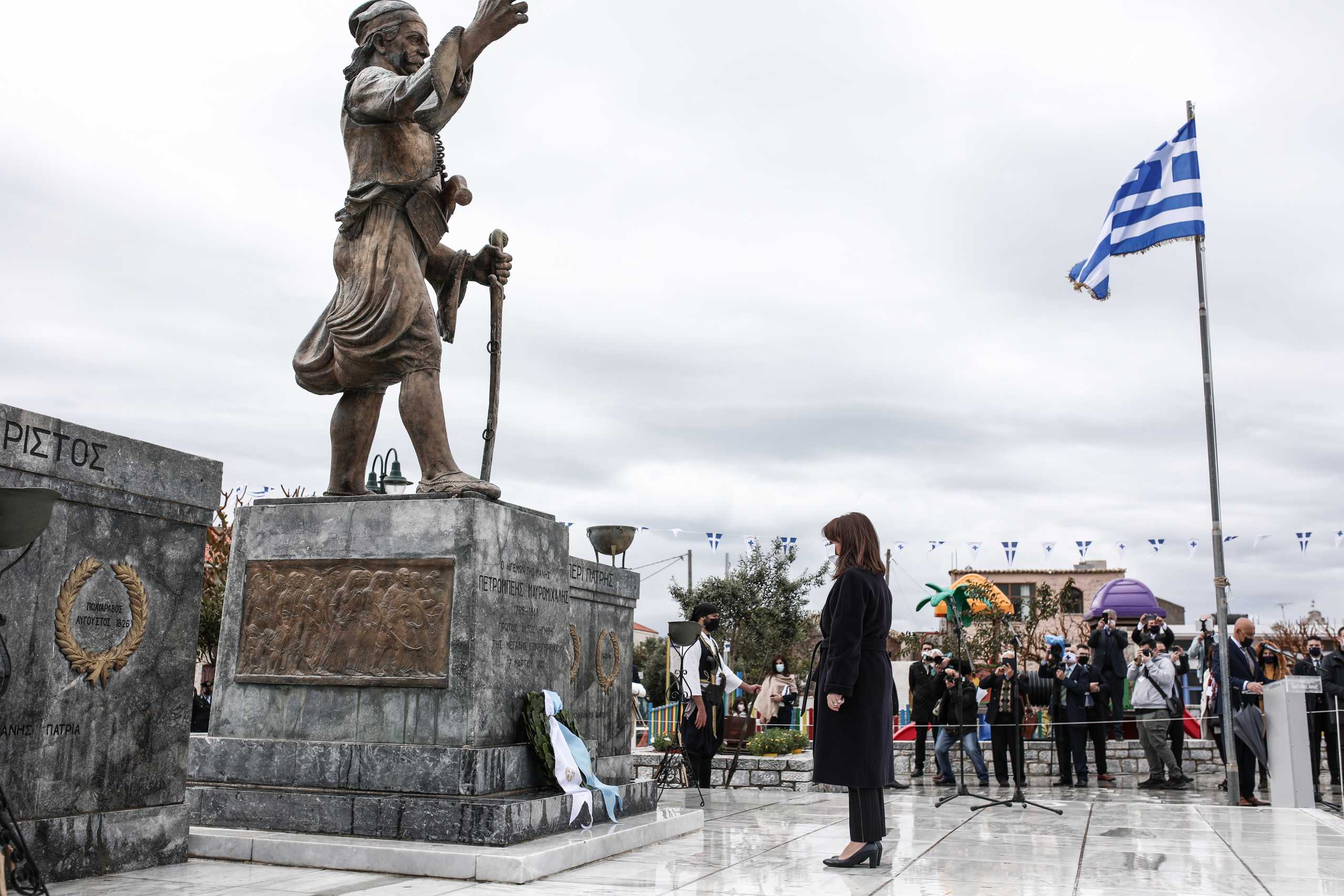 Κατερίνα Σακελλαροπούλου: «Ήρθα να τιμήσω το πνεύμα της αδούλωτης Μάνης»