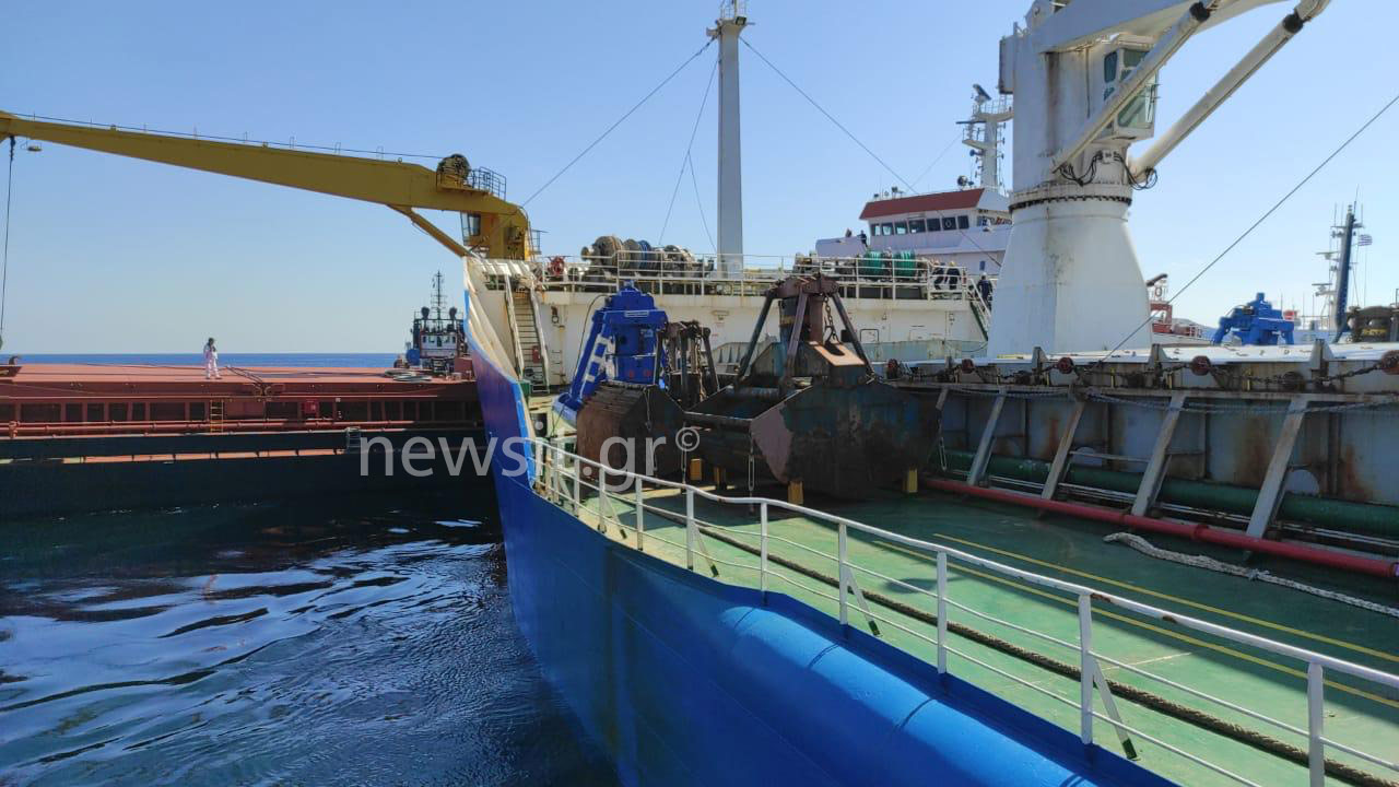 Κύθηρα: Πως έγινε η αποκόλληση στα πλοία που συγκρούστηκαν