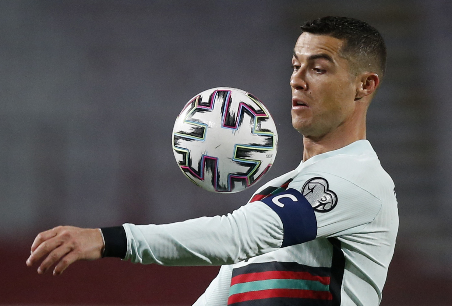Soccer Football - World Cup Qualifiers Europe - Group A - Serbia v Portugal - Rajko Mitic Stadium, Belgrade, Serbia - March 27, 2021 Portugal's Cristiano Ronaldo in action REUTERS
