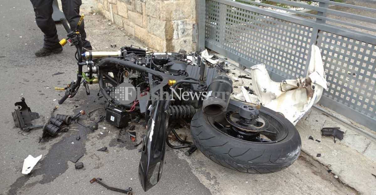 Χανιά: 27χρονος μοτοσικλετιστής ξεψύχησε στην άσφαλτο – Εικόνες που σοκάρουν
