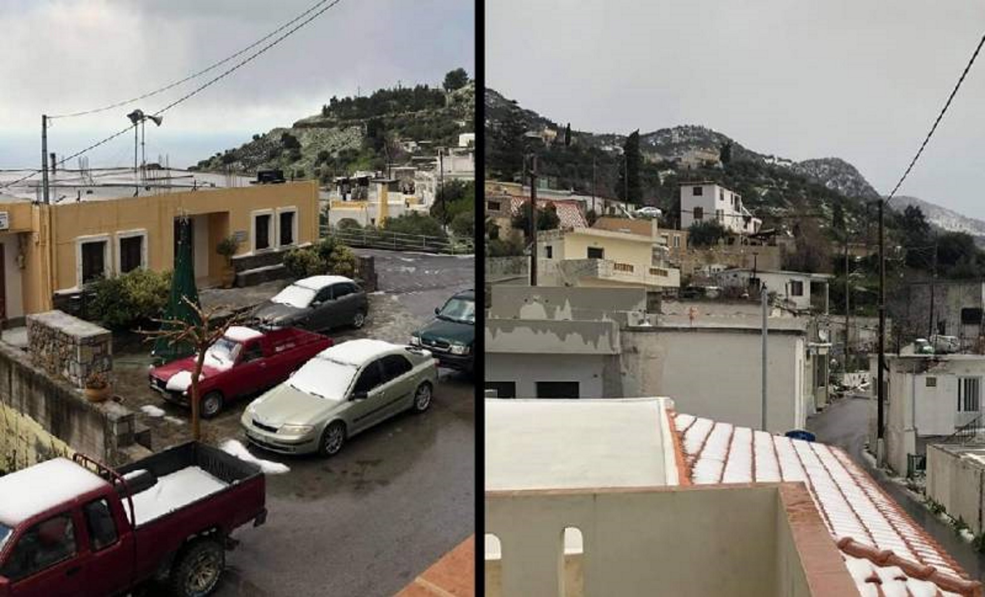 Καιρός – Κρήτη: Η Άνοιξη έφερε χιόνια – Μαγικές εικόνες