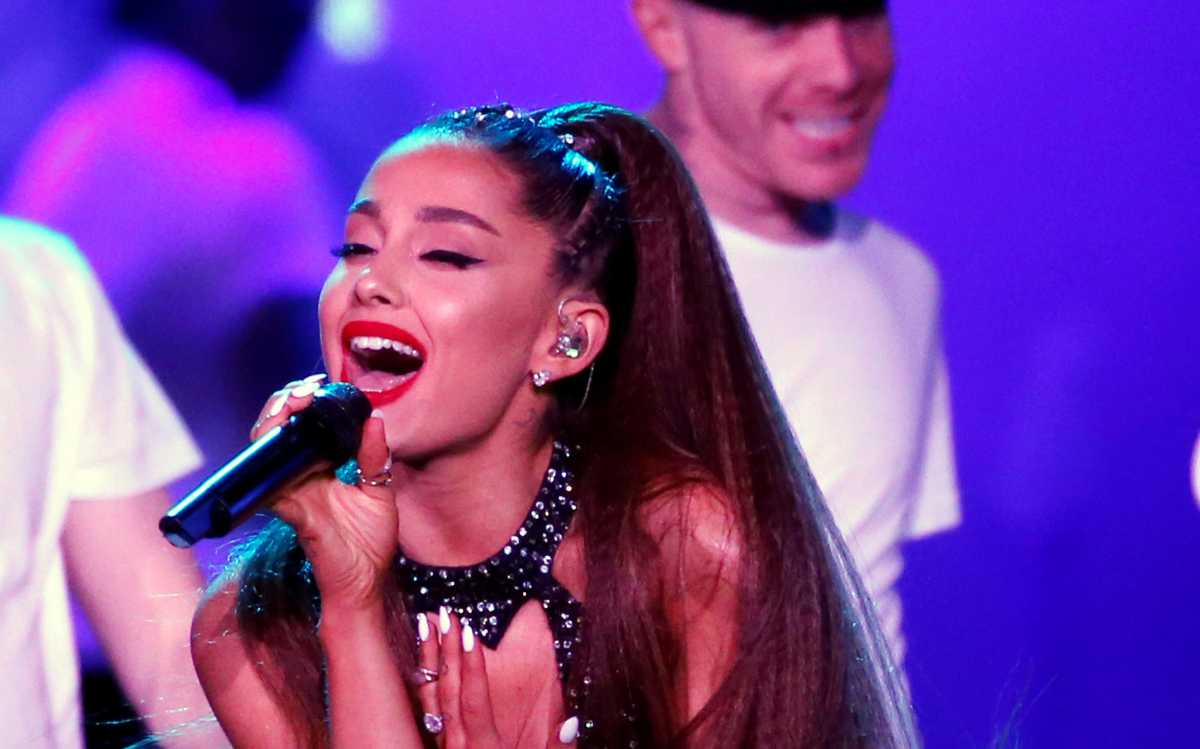 FILE PHOTO: Ariana Grande performs during Wango Tango concert at Banc of California Stadium in Los Angeles, California, U.S., June 2, 2018. REUTERS