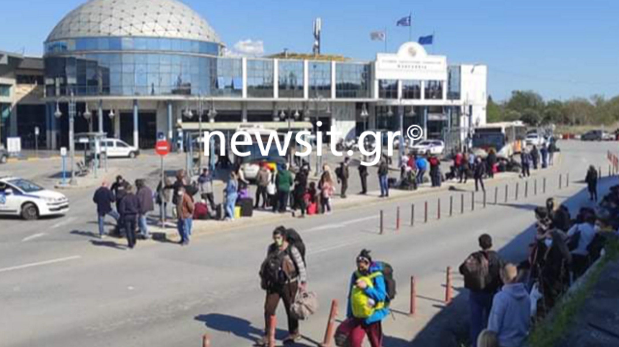 Απειλητικό τηλεφώνημα για βόμβα στα ΚΤΕΛ Μακεδονία (pics)