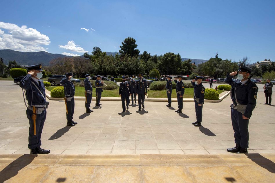 Πολεμική Αεροπορία: Συνάντηση του Αντιπτεράρχου Μπλιούμη με τον Διοικητή της USAFE
