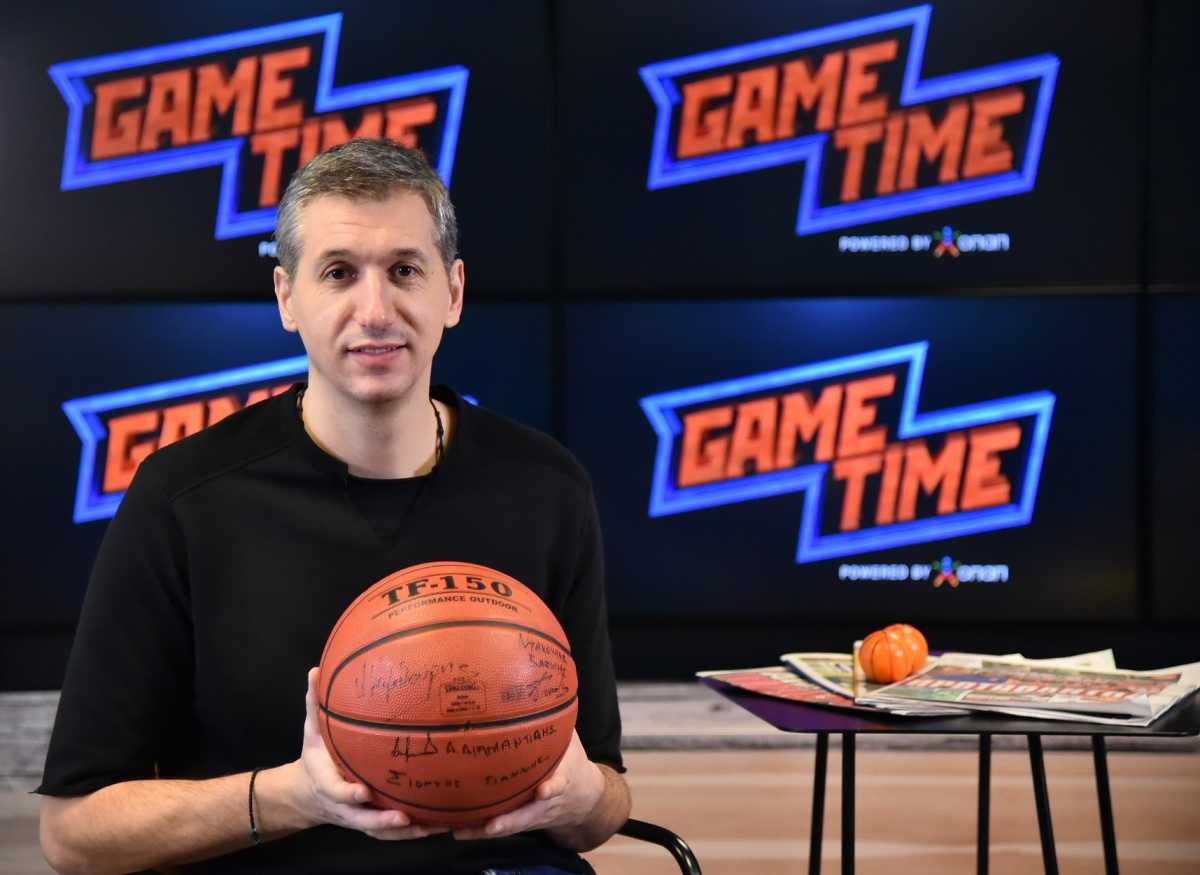 Ο Δημήτρης Διαμαντίδης στο ΟΠΑΠ GAME TIME ΜΠΑΣΚΕΤ